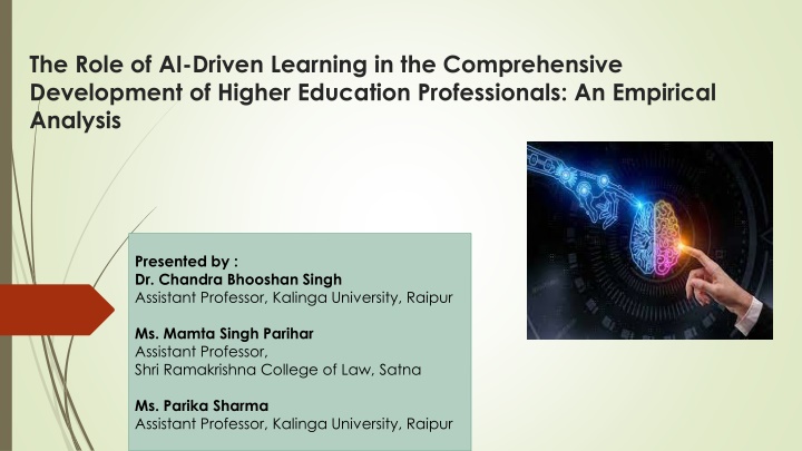 the role of ai driven learning