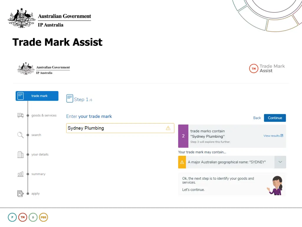 trade mark assist