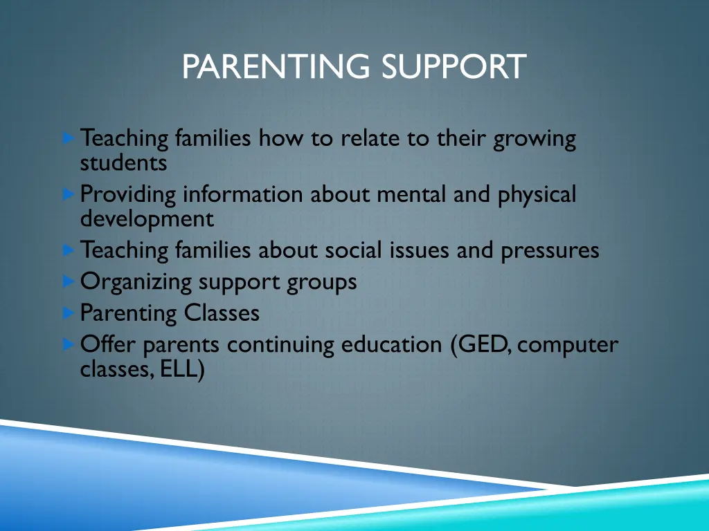 parenting support