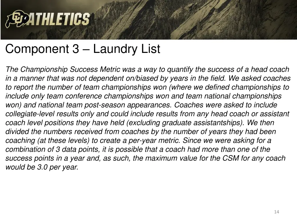 component 3 laundry list 1