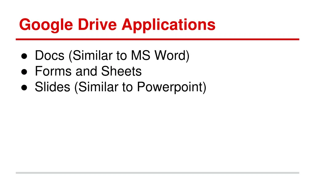 google drive applications