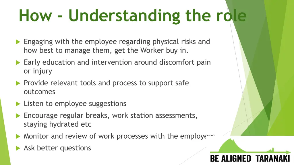 how understanding the role
