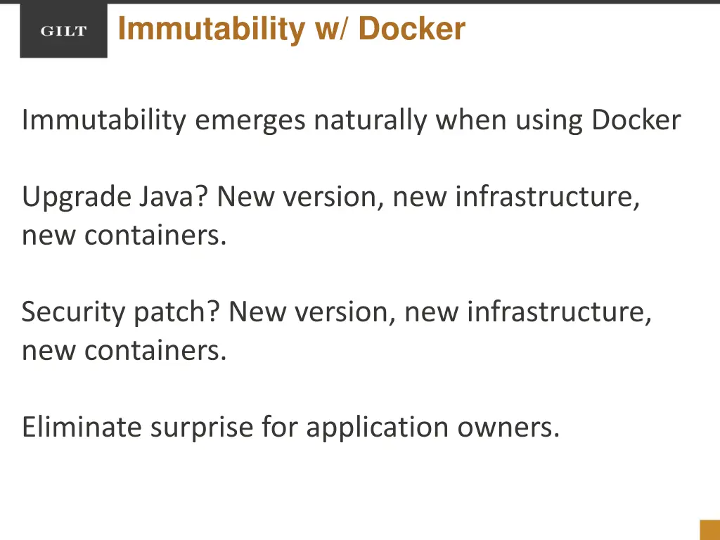 immutability w docker