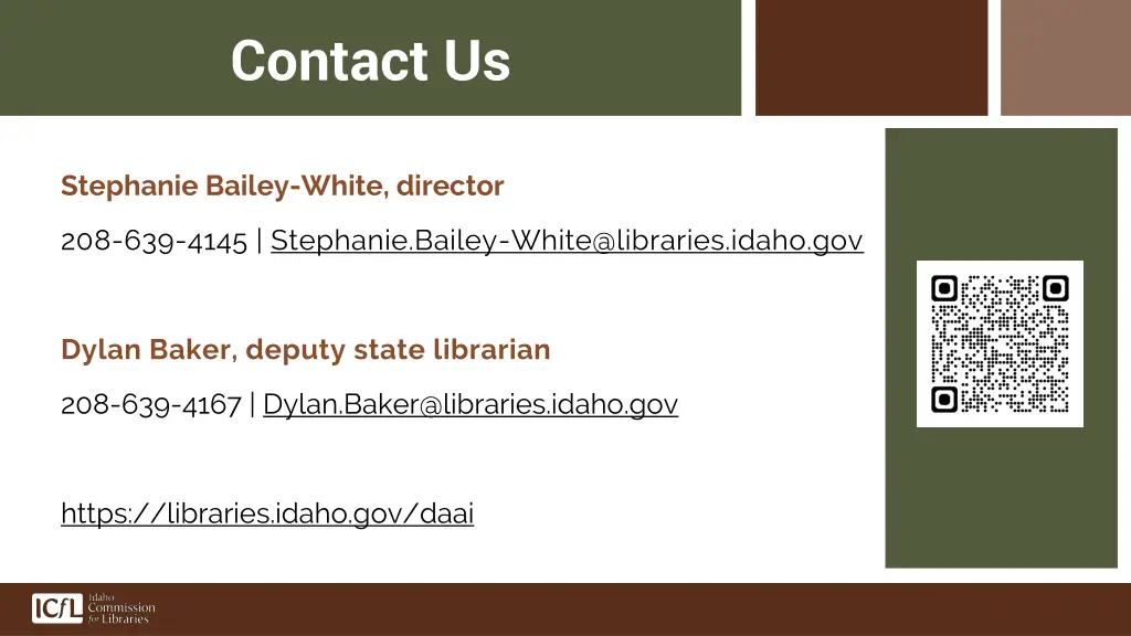 contact us