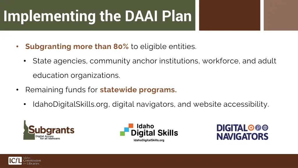 implementing the daai plan