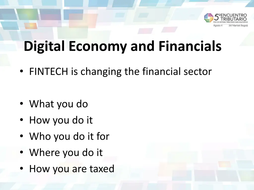 digital economy and financials