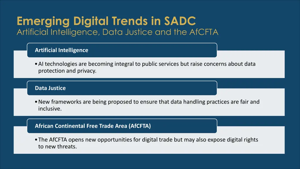emerging digital trends in sadc artificial
