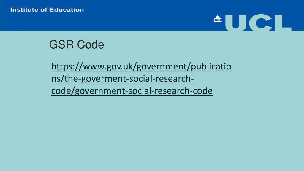 gsr code