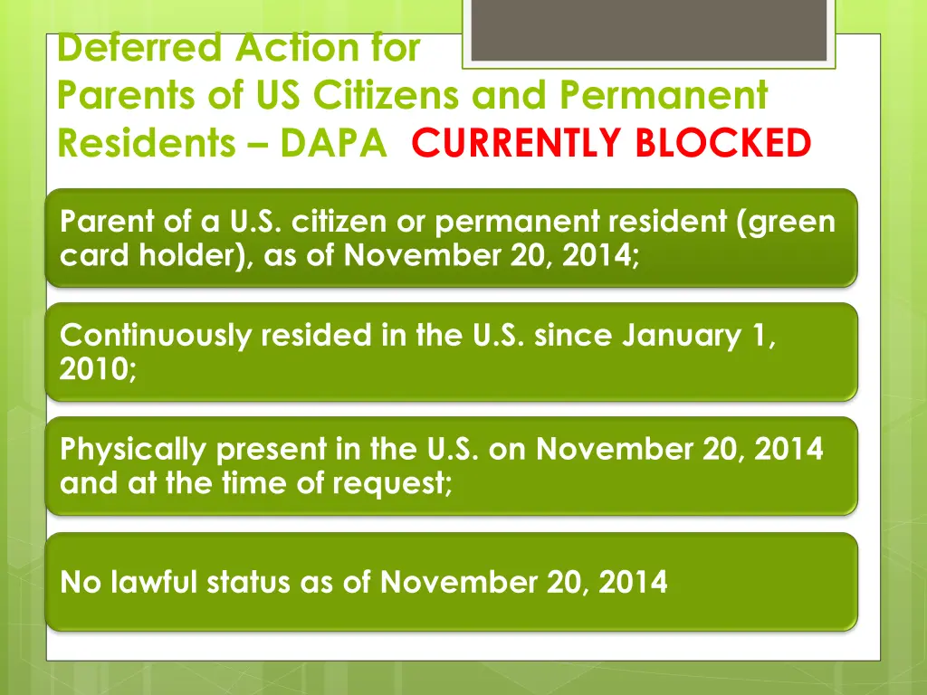 deferred action for parents of us citizens
