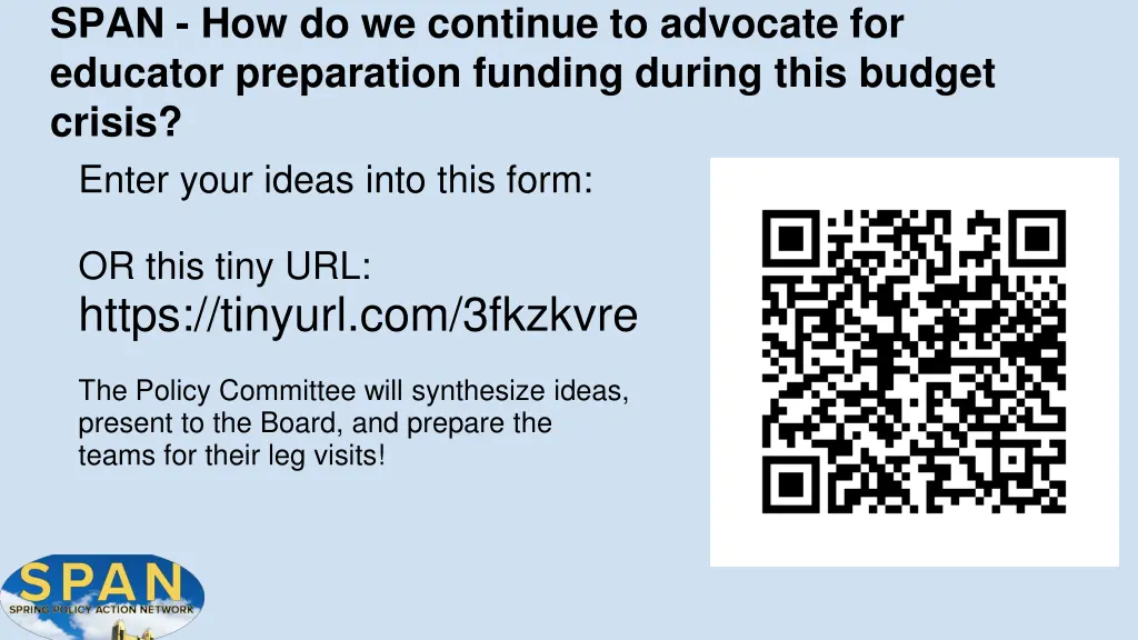span how do we continue to advocate for educator 1