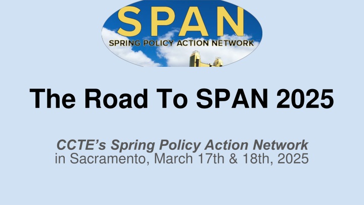 the road to span 2025