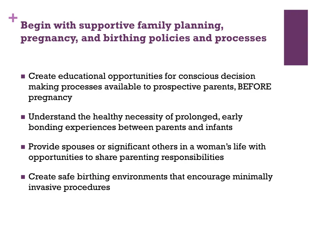begin with supportive family planning pregnancy