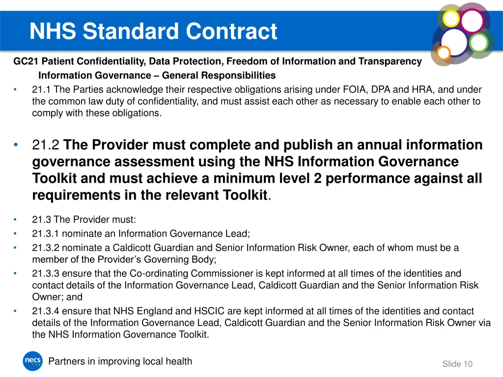 nhs standard contract
