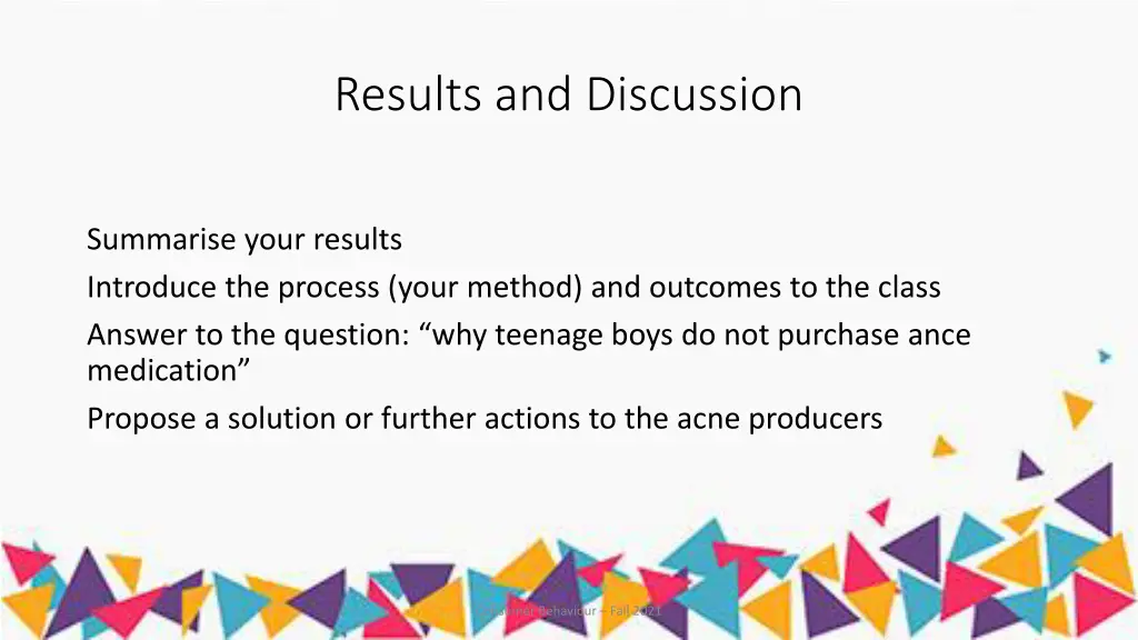 results and discussion