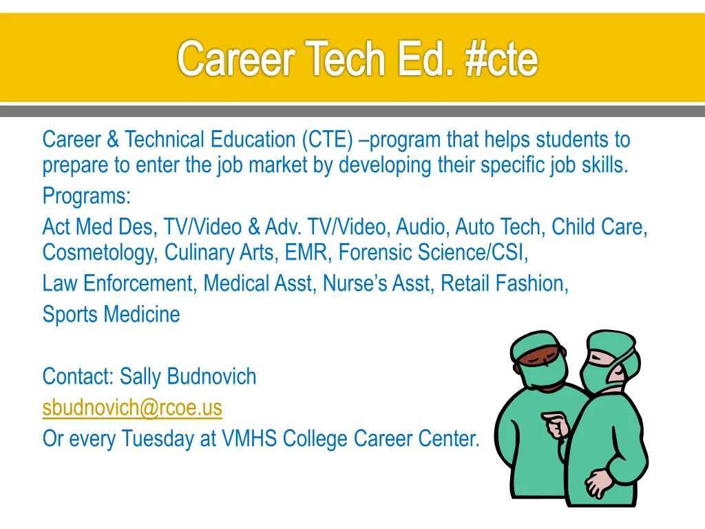 career tech ed cte