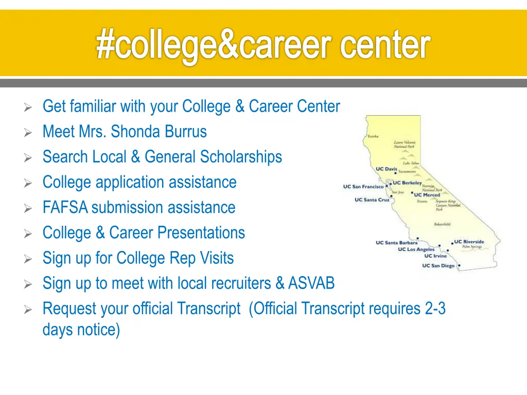 college career center