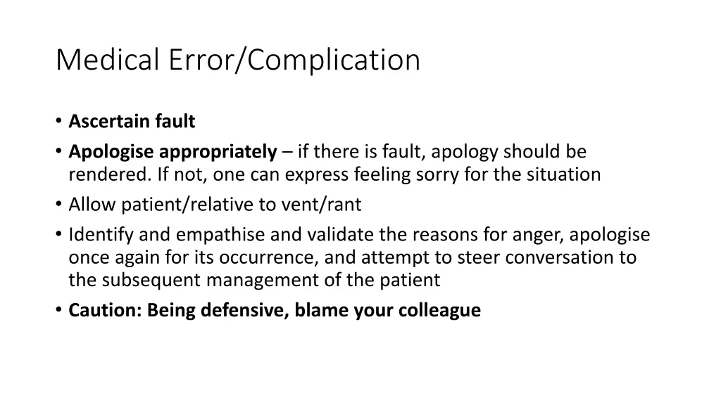 medical error complication