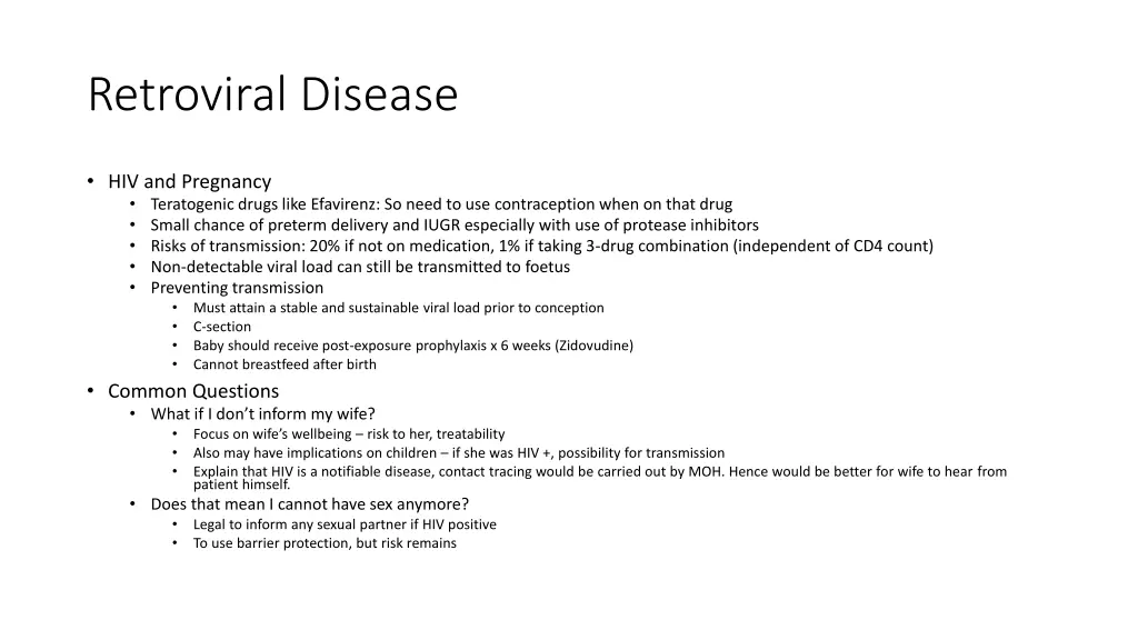 retroviral disease 1