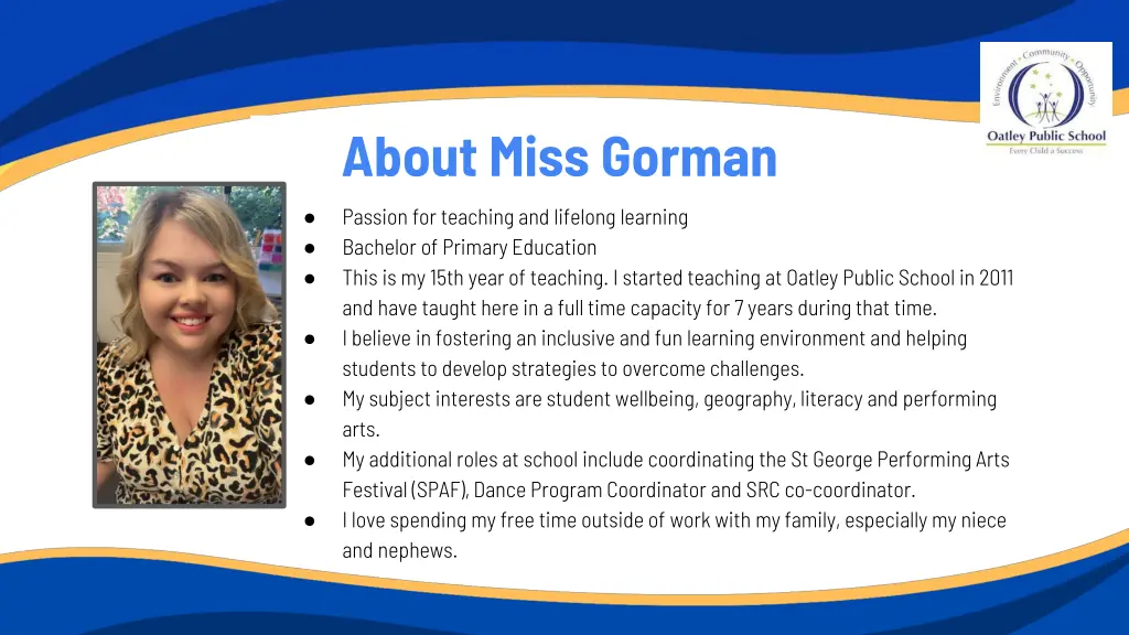 about miss gorman