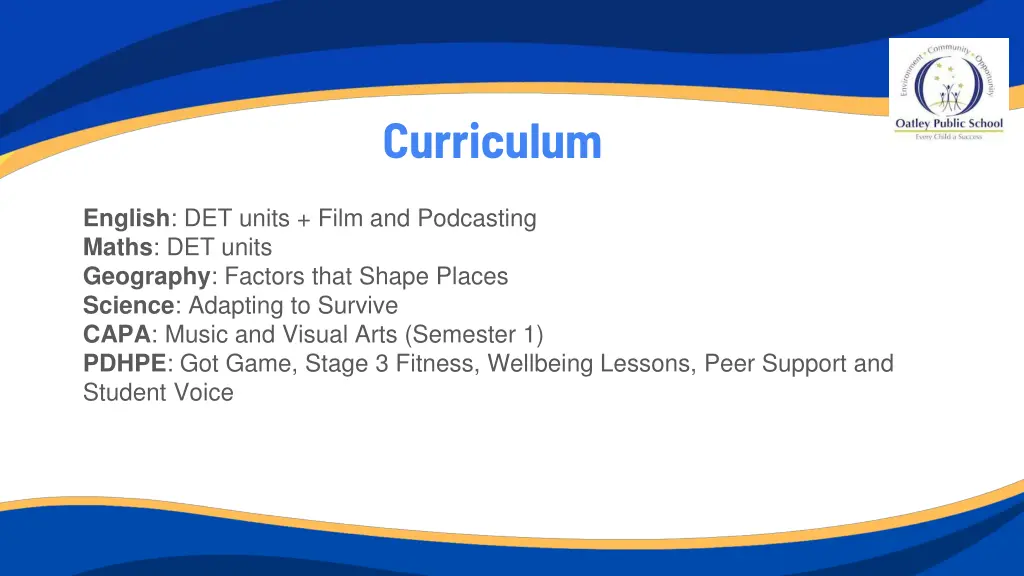 curriculum 1