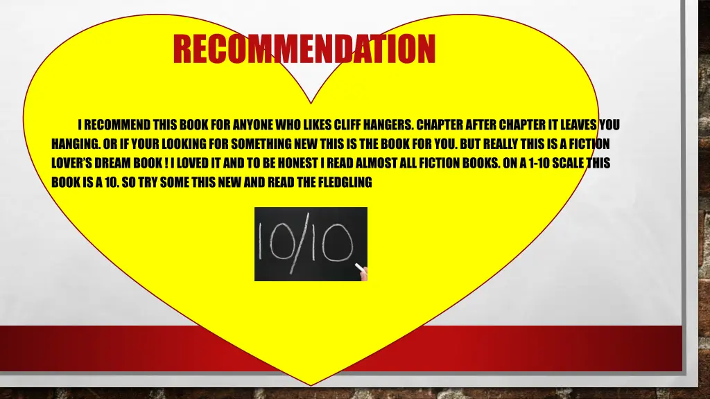 recommendation