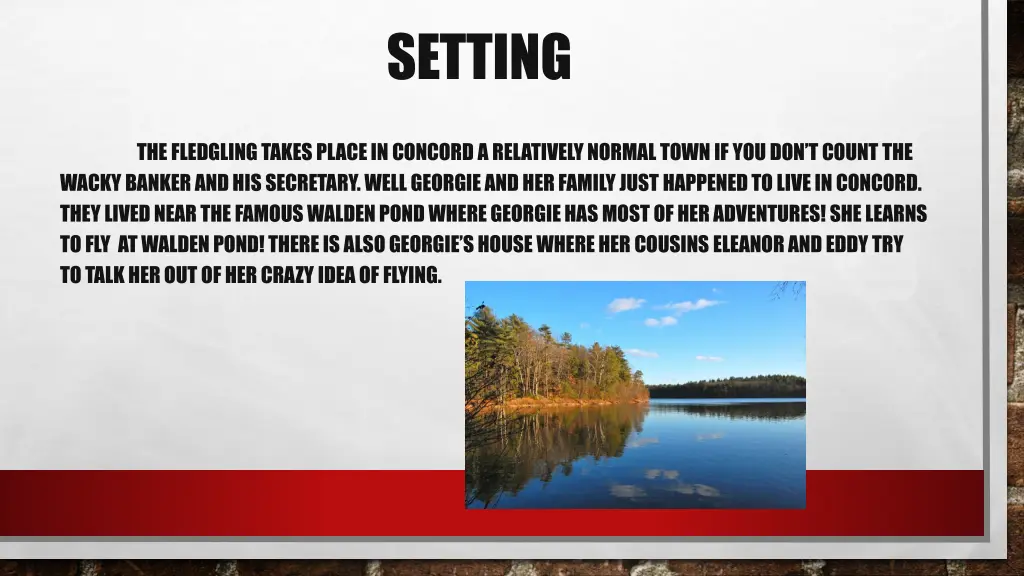 setting