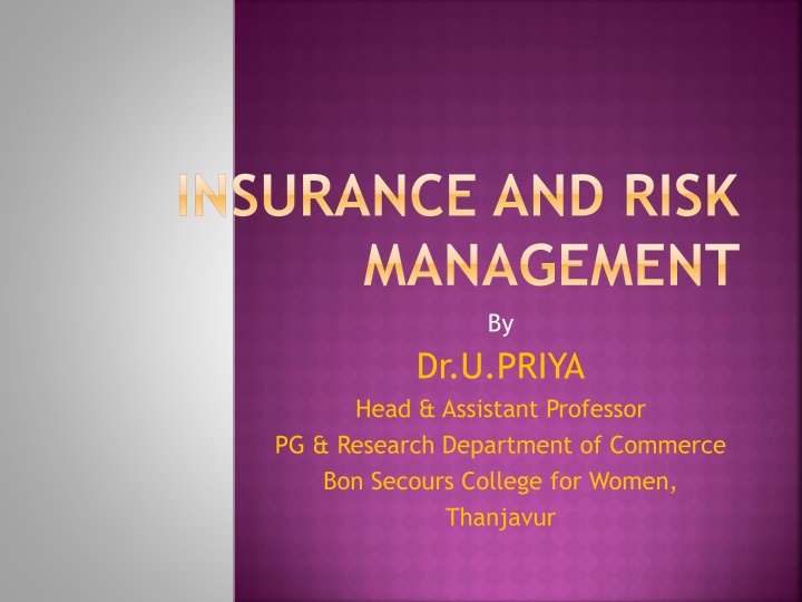 insurance and risk management