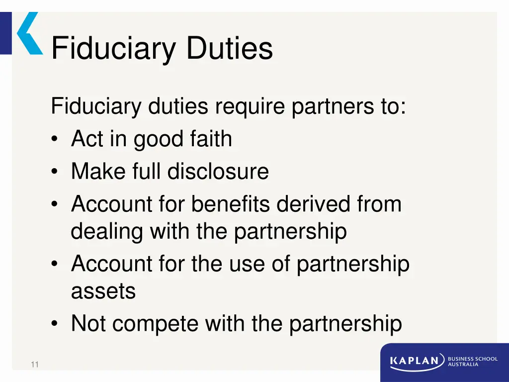 fiduciary duties