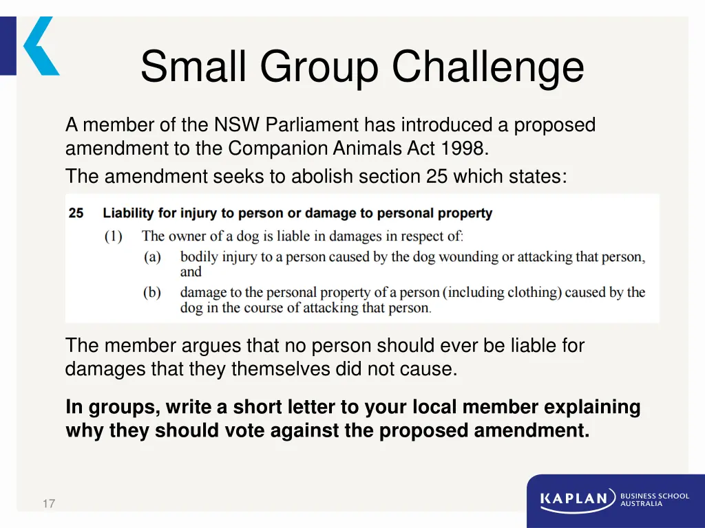small group challenge 2
