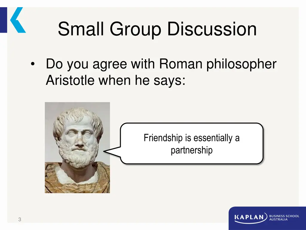 small group discussion
