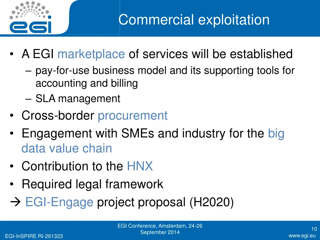commercial exploitation