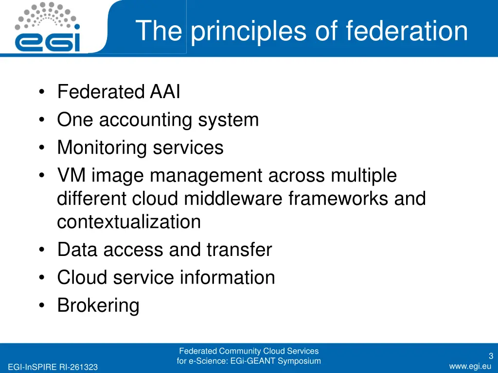 the principles of federation