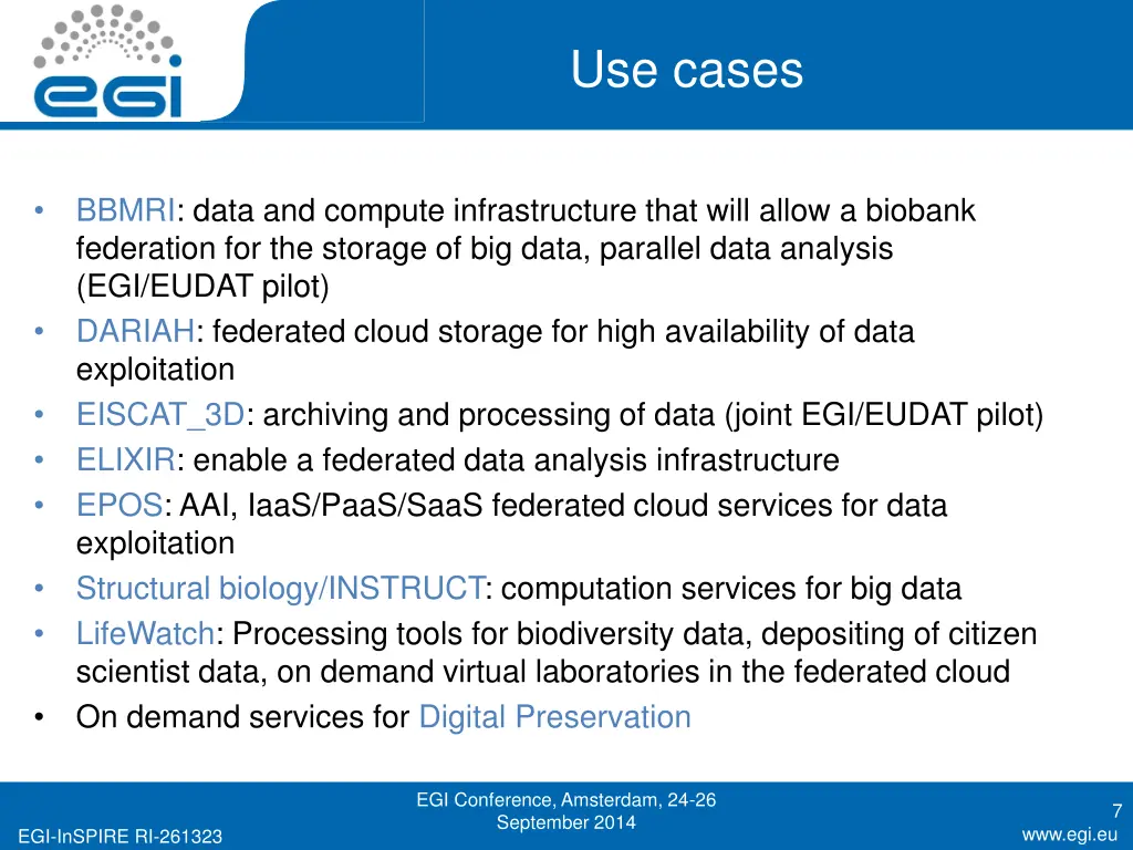 use cases
