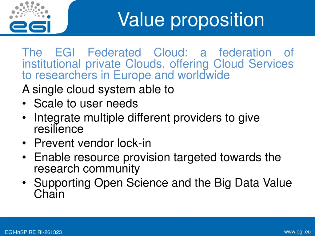 value proposition