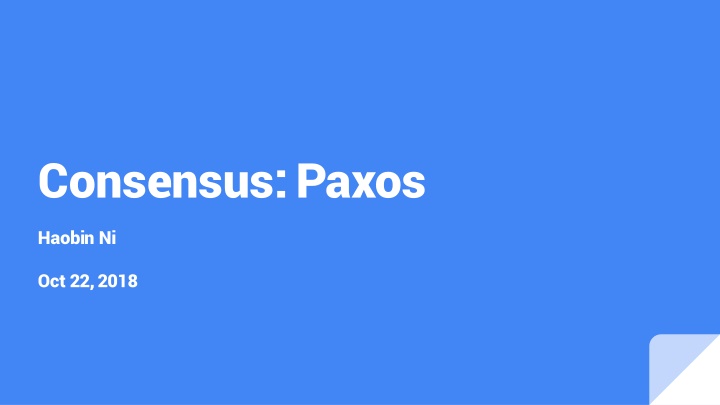consensus paxos