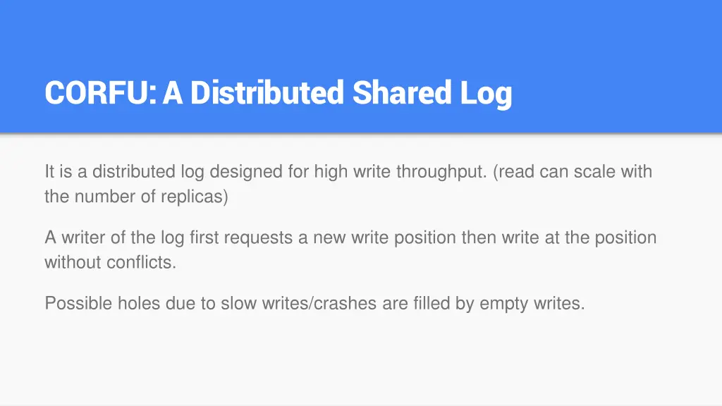 corfu a distributed shared log 1
