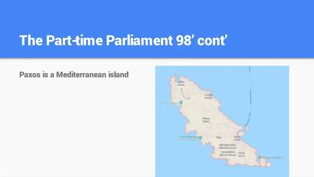the part time parliament 98 cont
