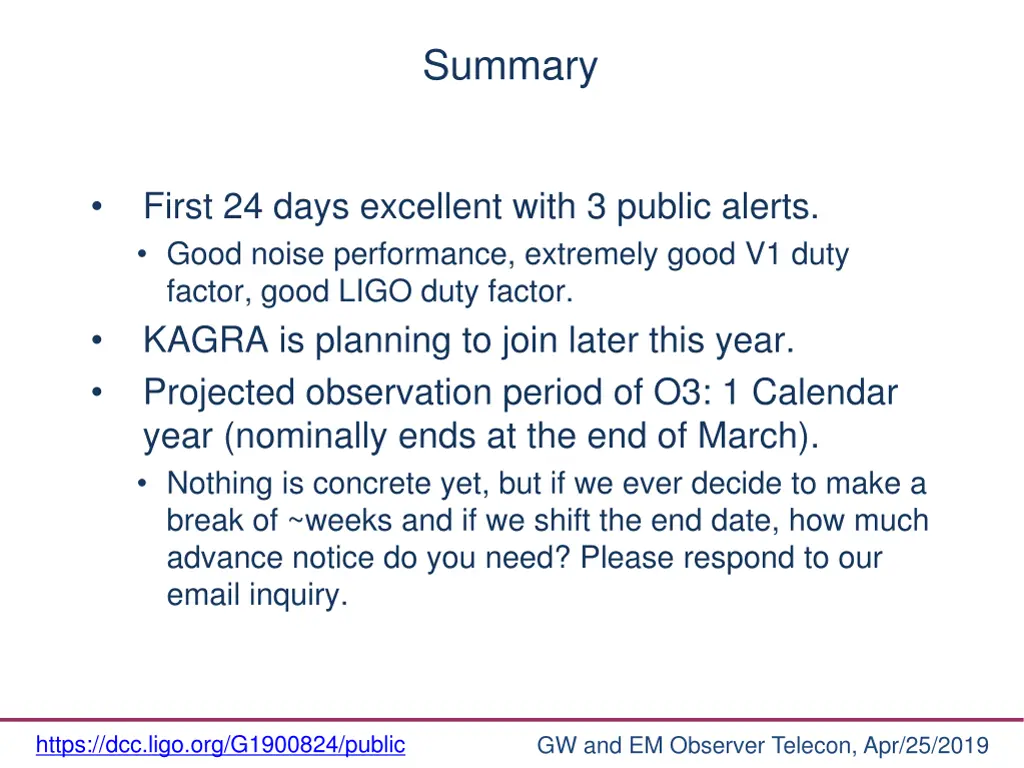 summary