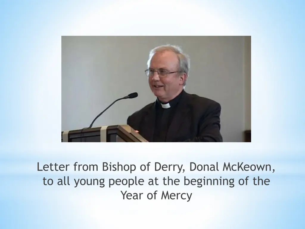 letter from bishop of derry donal mckeown
