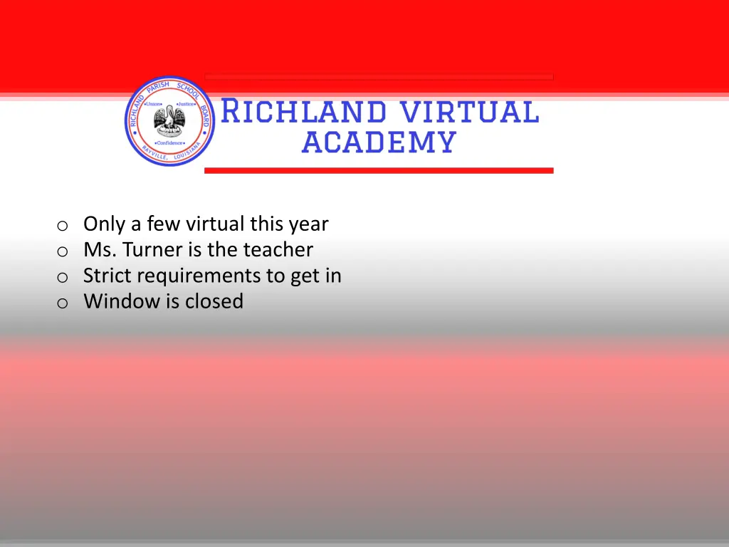 o only a few virtual this year o ms turner