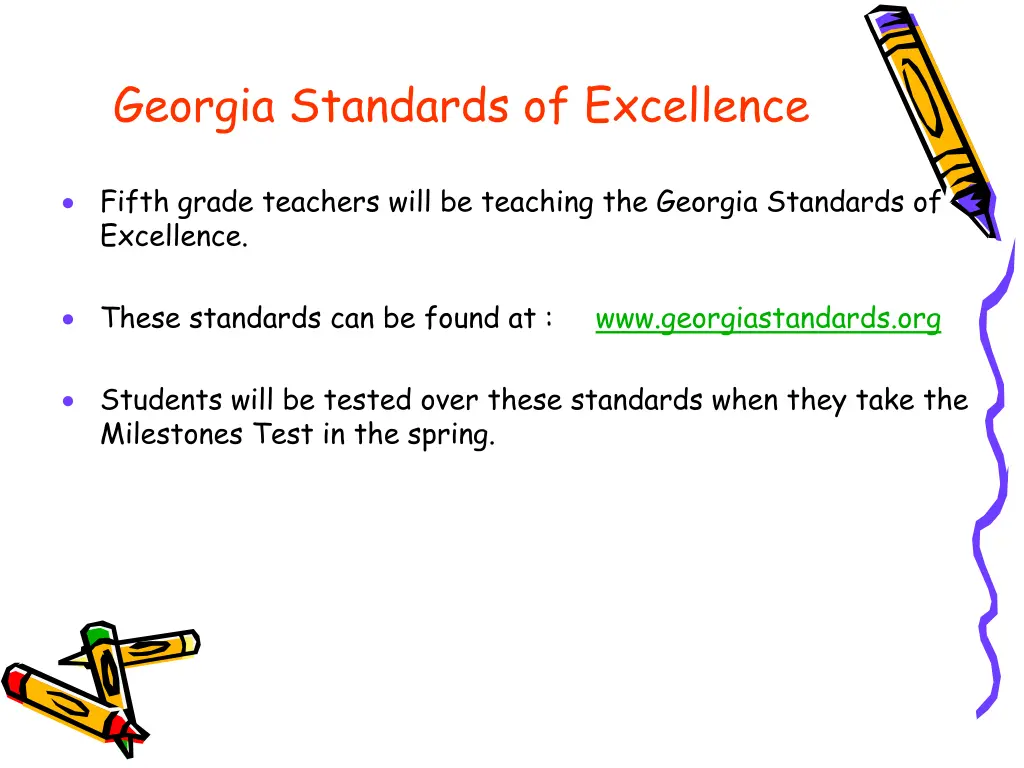 georgia standards of excellence