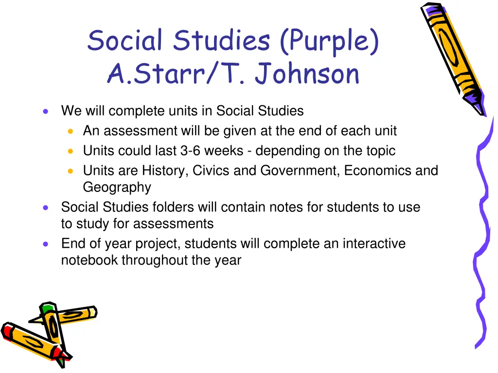 social studies purple a starr t johnson