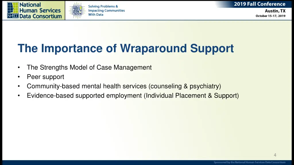the importance of wraparound support