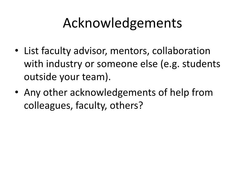 acknowledgements