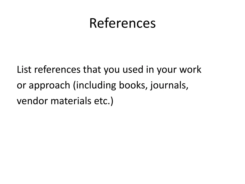 references