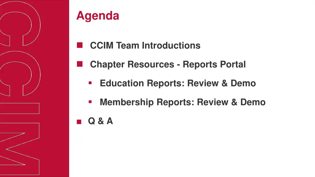 agenda