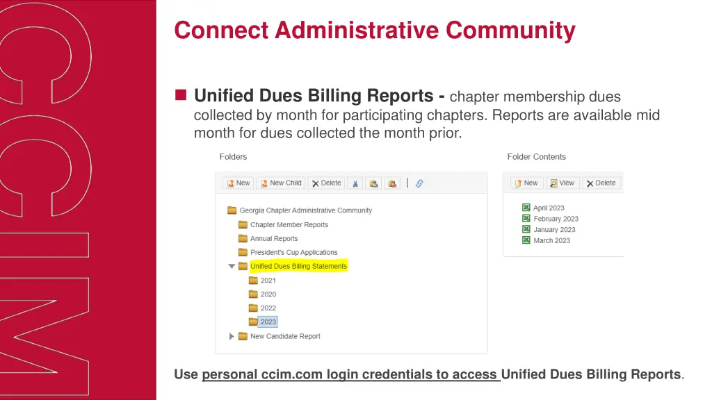 connect administrative community