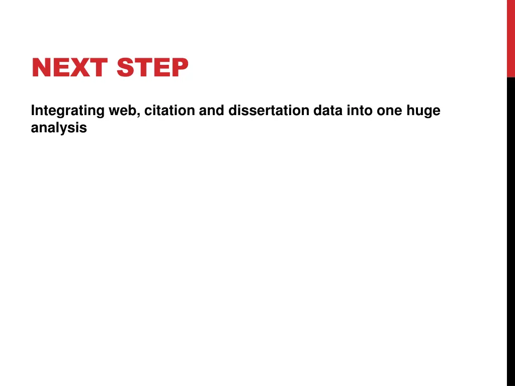 next step