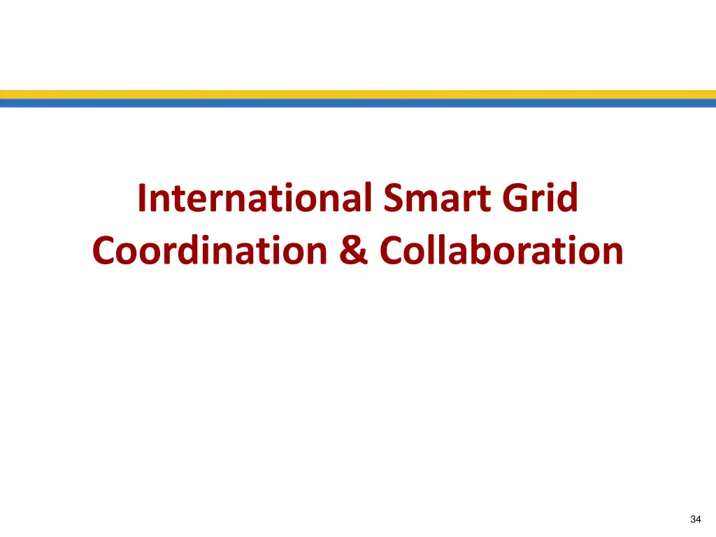 international smart grid coordination