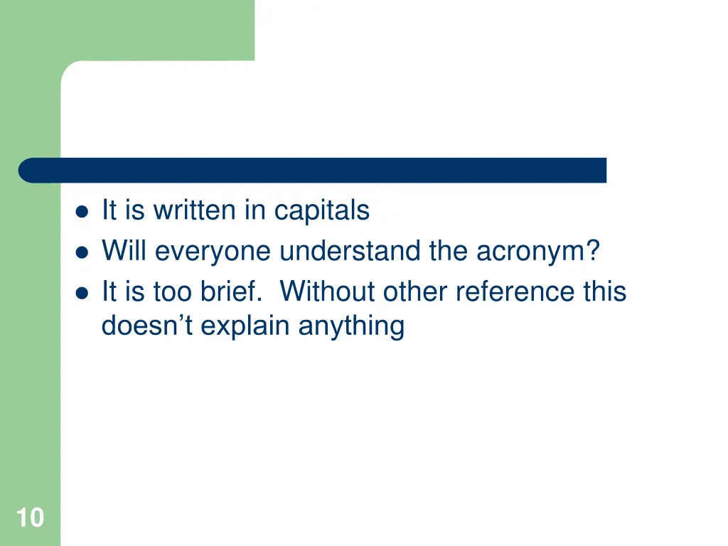 it is written in capitals will everyone